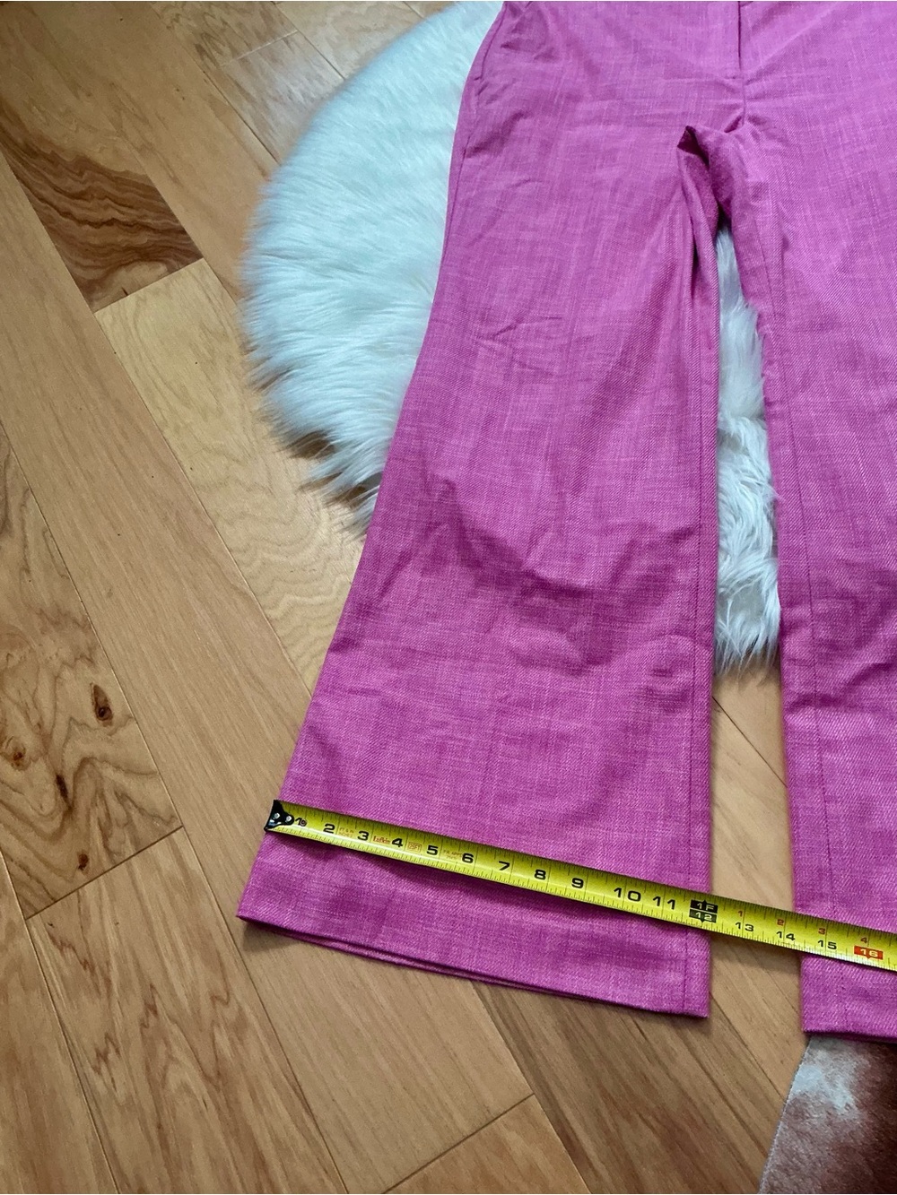 Talbots Pink Straight-Leg Dress Trousers Size 16 - Picture 5 of 8